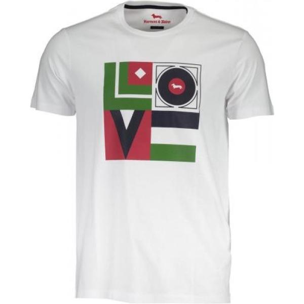 t-shirt Harmont & Blaine bianco con stampe