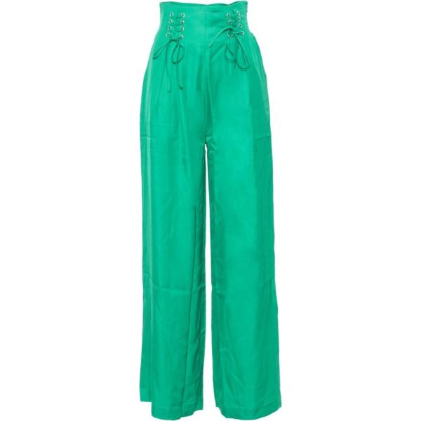 pantalone lungo Guess verde tinta unita