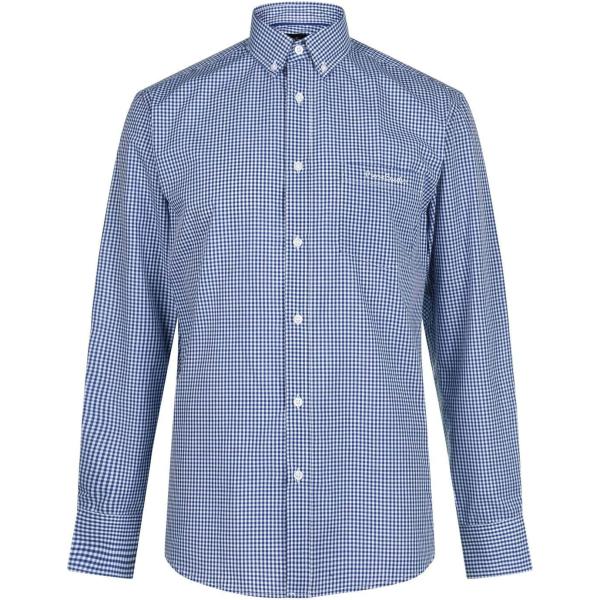 camicie Pierre Cardin blu a quadri