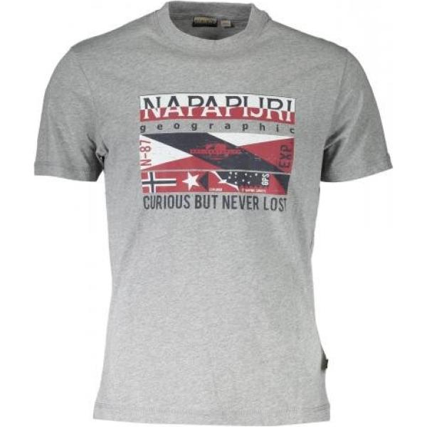 t-shirt Napapijri grigio