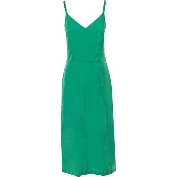 vestito Tommy Hilfiger verde tinta unita
