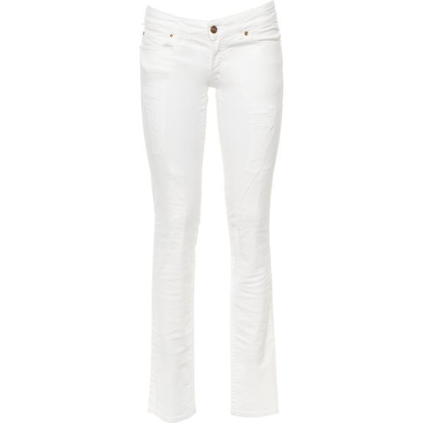 jeans John Galliano bianco