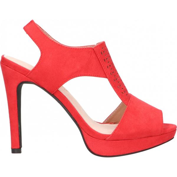 sandali in pelle Maria Mare rosso