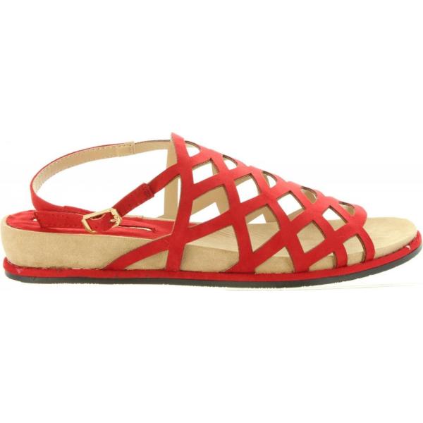 sandali in pelle Maria Mare rosso
