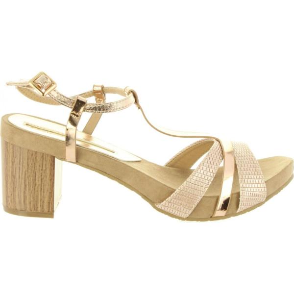 sandali con tacco Maria Mare giallo