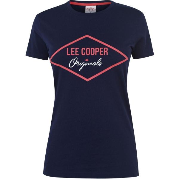 t-shirt Lee Cooper blu