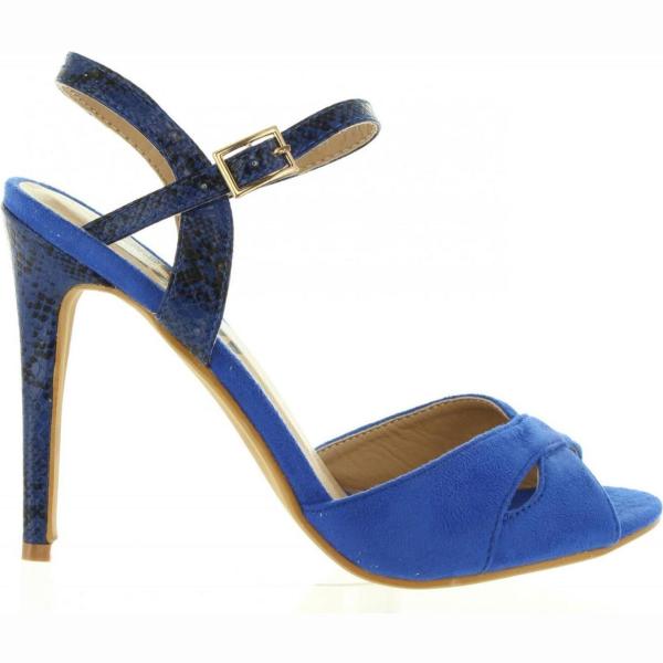 sandali con tacco Refresh blu