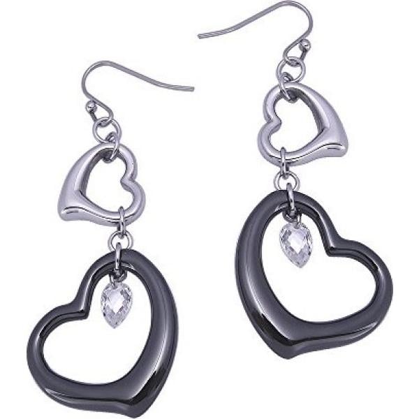 boucles doreilles Orphelia noir