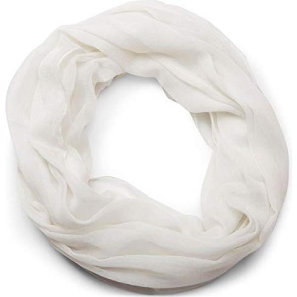 écharpes StyleBREAKER blanc teinte unie