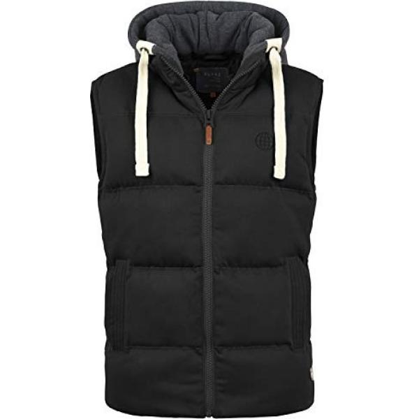 Gilet sans manche homme noir col capuche sans manche Blend Bantoa