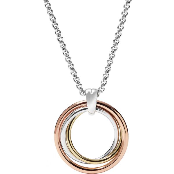 Colliers et pendantifs Fossil gris