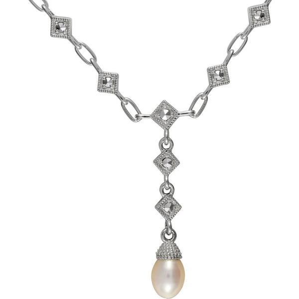 Colliers et pendantifs Esse Marcasite blanc