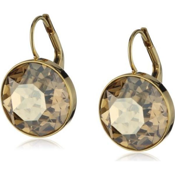 Boucles doreilles Swarovski marron