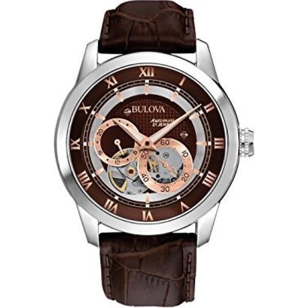 bracelets Bulova marron