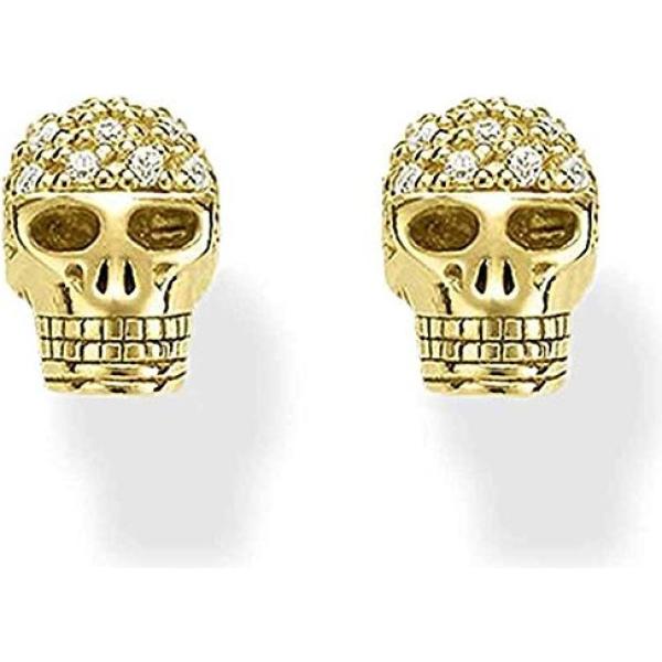 boucles doreilles Thomas Sabo blanc
