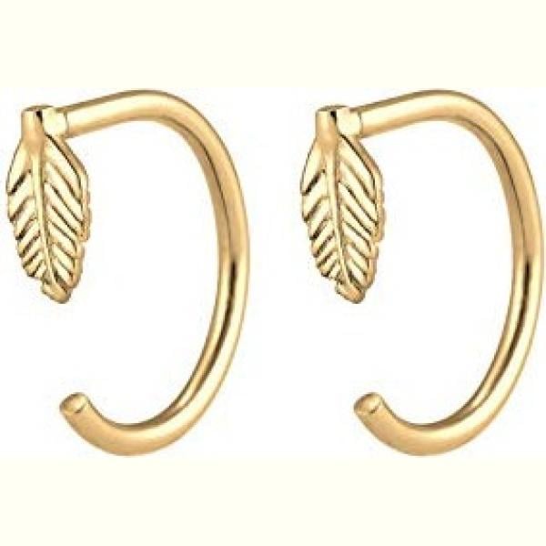 boucles doreilles Elli blanc