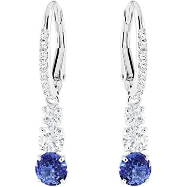 boucles doreilles Swarovski bleu