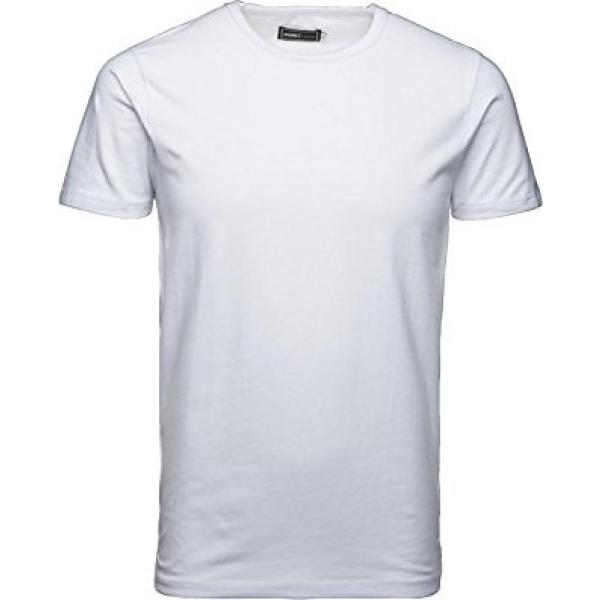 t-shirts Jack & Jones blanc teinte unie