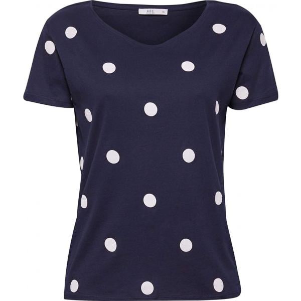 t-shirt Edc by Esprit bleu à pois