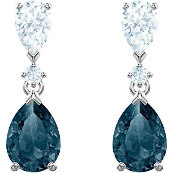 Boucles doreilles Swarovski bleu
