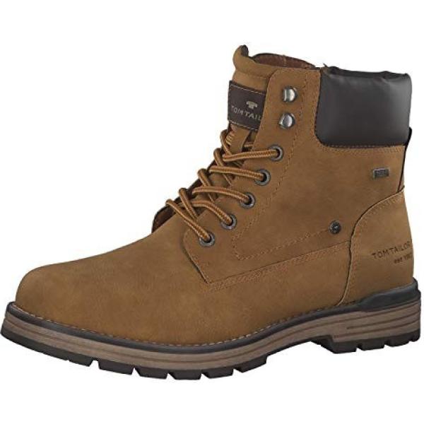 Bottes beige Tom Tailor marron