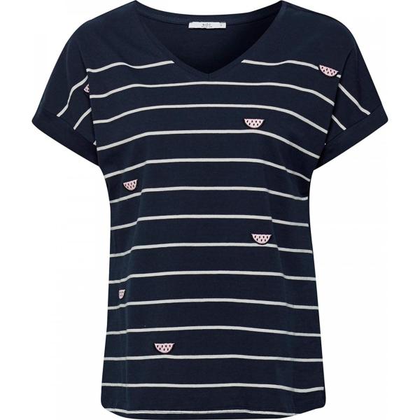 T-shirt navy Edc by Esprit bleu à rayures