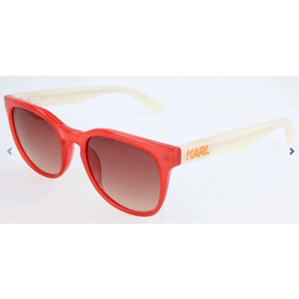 lunettes de soleil Karl Lagerfeld rouge