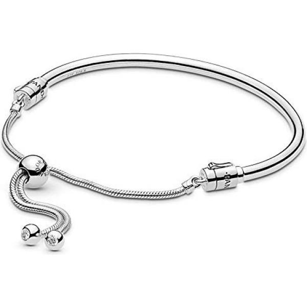 bracelets Pandora gris à fleurs