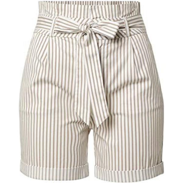 short Vero Moda blanc à rayures