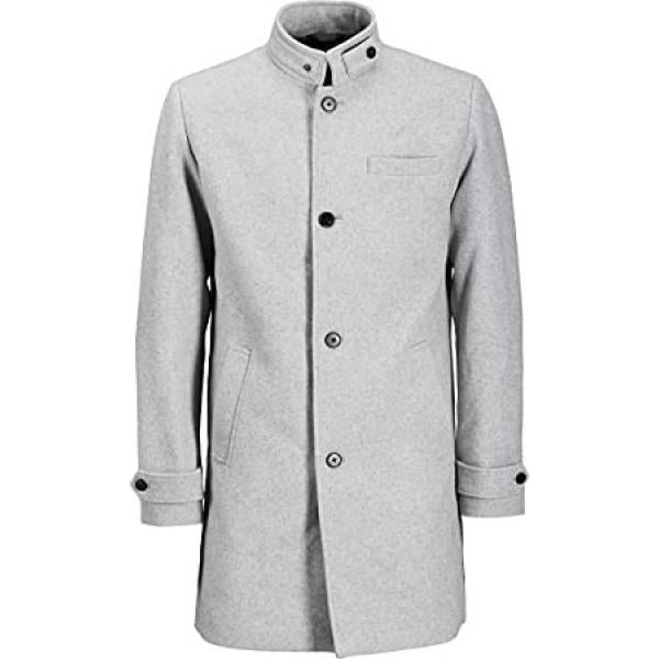 Pardessus homme best sale gris clair