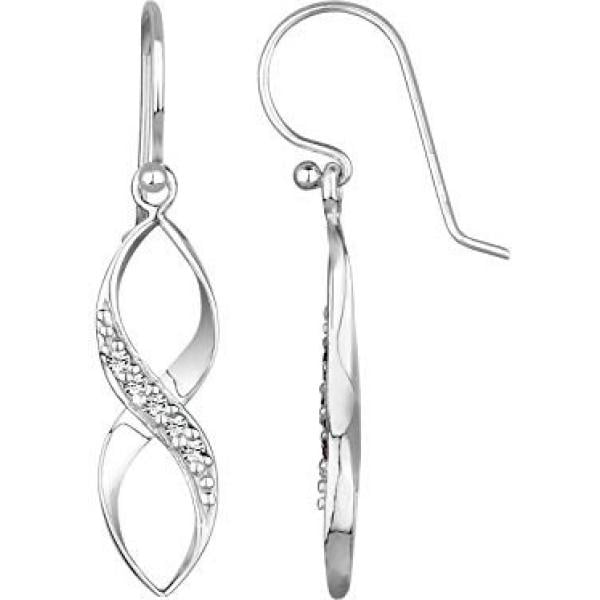 boucles doreilles Elli blanc