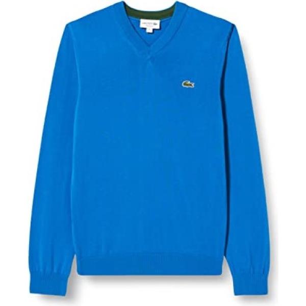 Gros pull homme vert coton Lacoste Bantoa