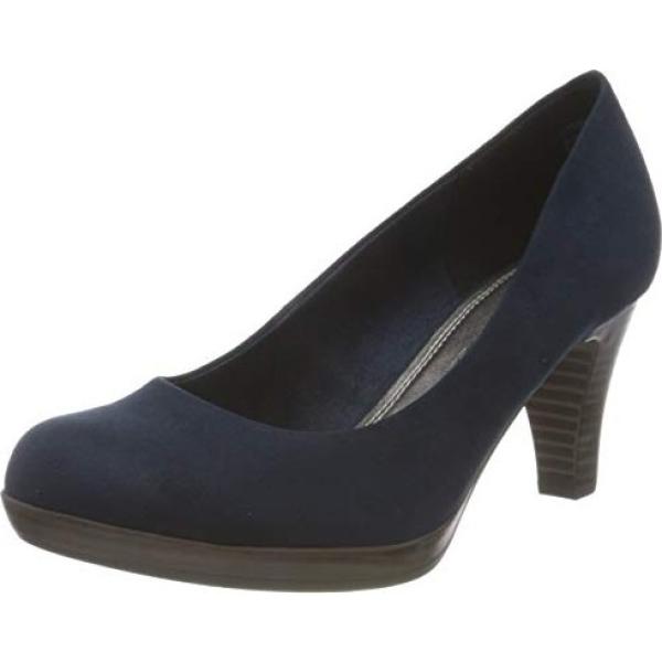 chaussures à talon Marco Tozzi bleu teinte unie