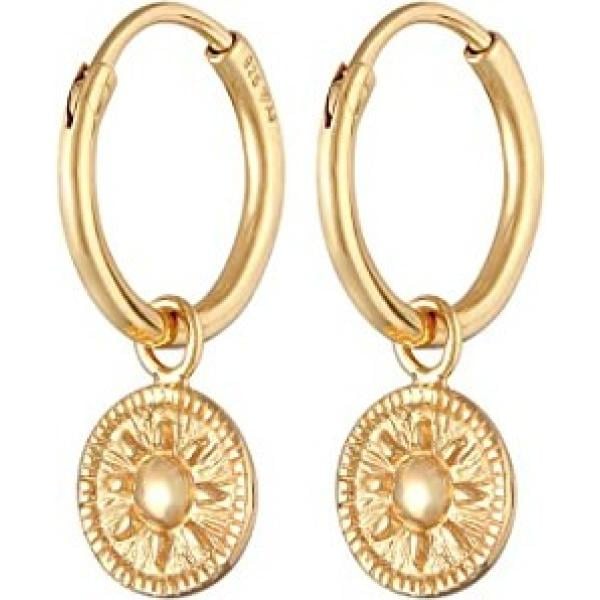 boucles doreilles Elli marron