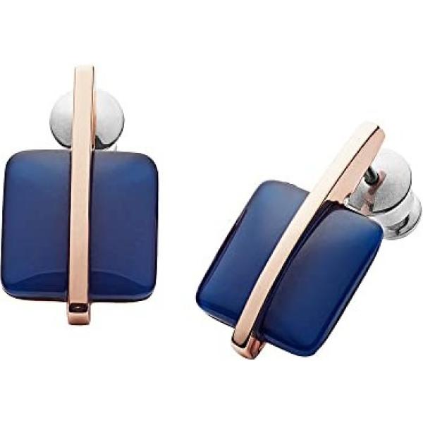 boucles doreilles Skagen bleu