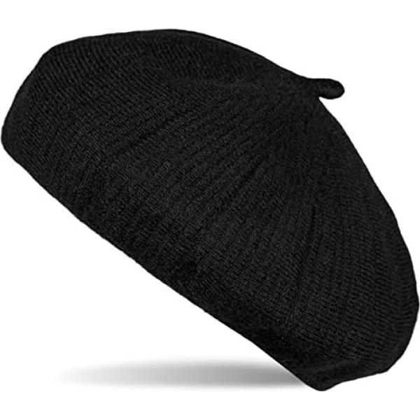 bonnets StyleBREAKER noir à rayures