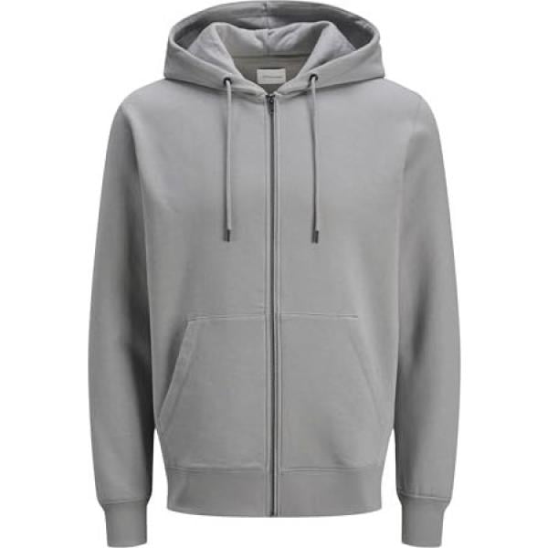 sweats à capuche Jack & Jones gris teinte unie