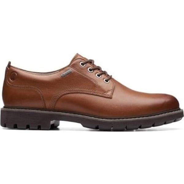 chaussures à lacets Clarks rouge