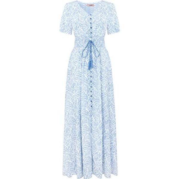robes longues Joe Browns bleu à fleurs