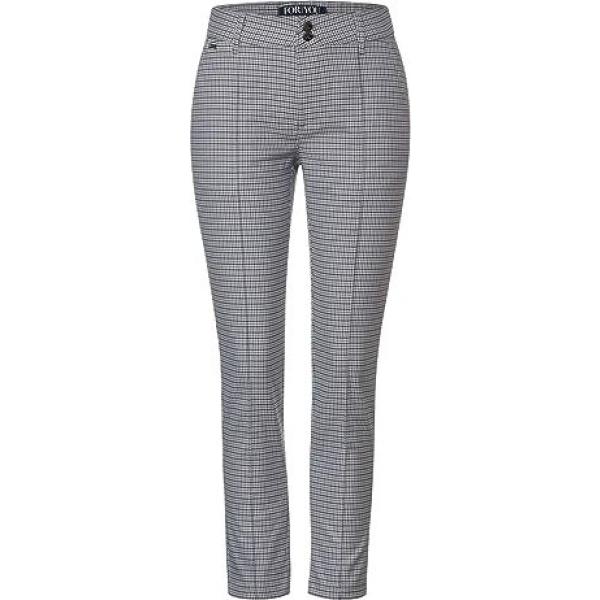 pantalon  Street One bleu imprimé