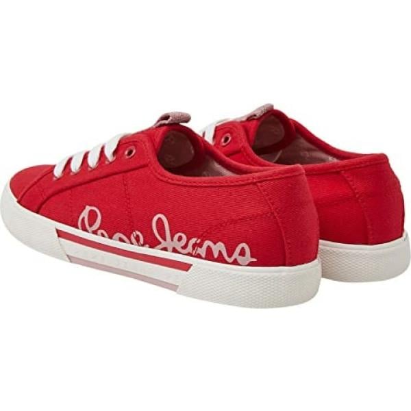 sneakers Pepe Jeans rouge imprimé