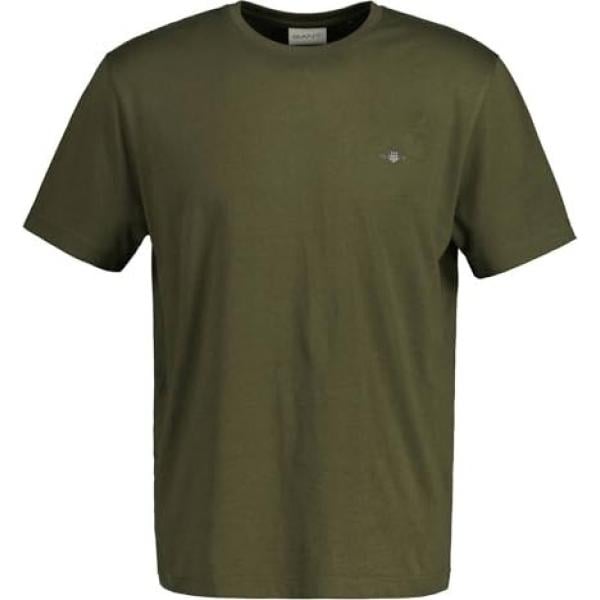 t-shirts Gant vert