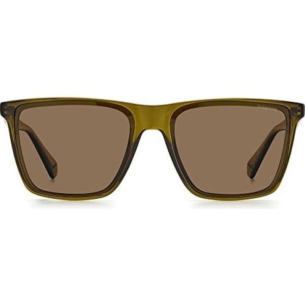 lunettes de soleil Polaroid marron