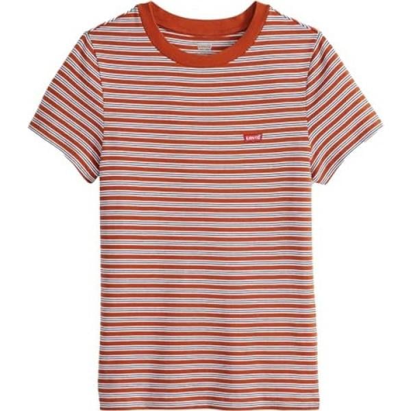 t-shirts Levis violet à rayures
