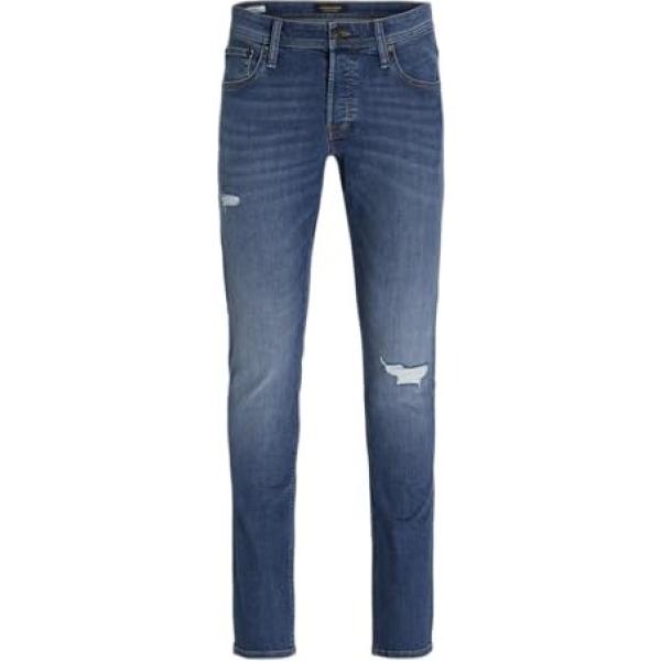 jeans Jack & Jones bleu imprimé