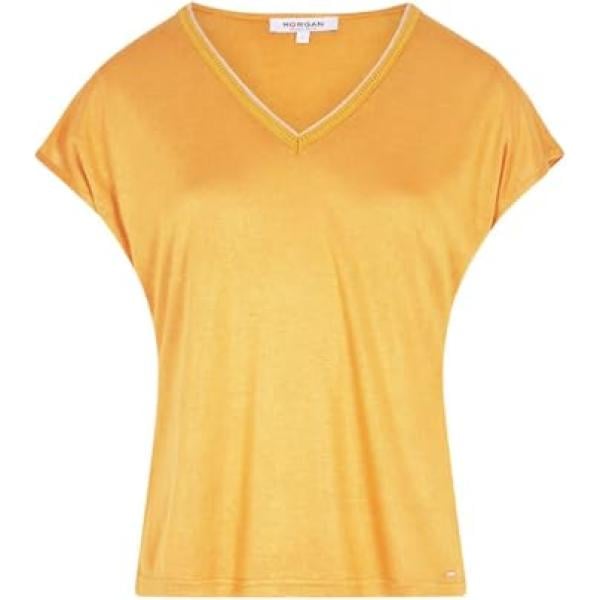 t-shirts Morgan jaune