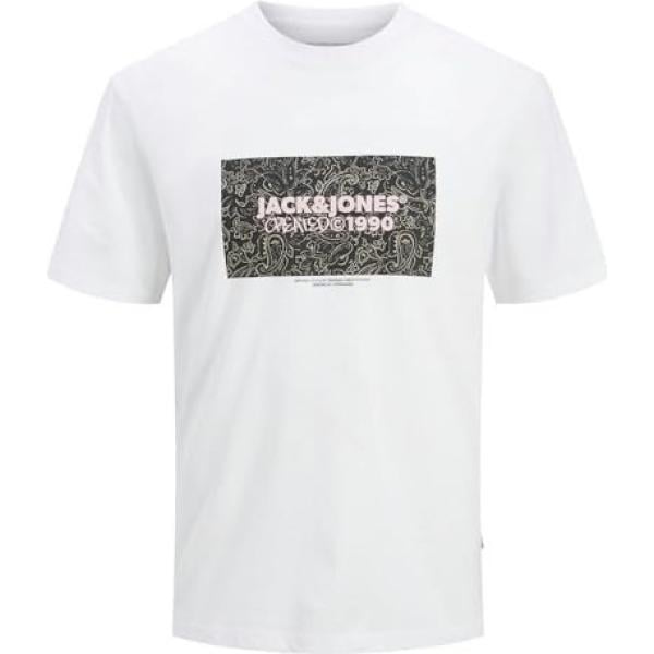 t-shirts Jack & Jones blanc