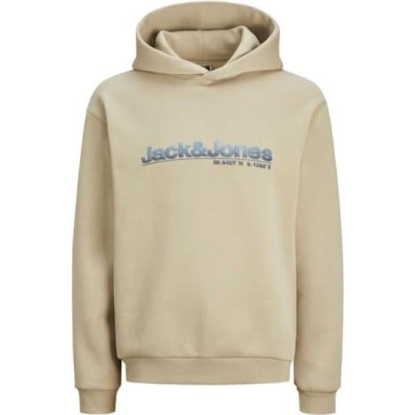 sweats à capuche Jack & Jones marron imprimé