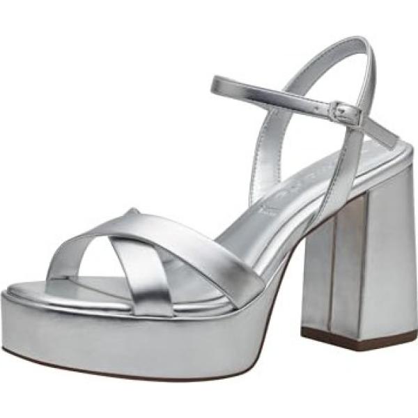 sandales à talon Tamaris gris