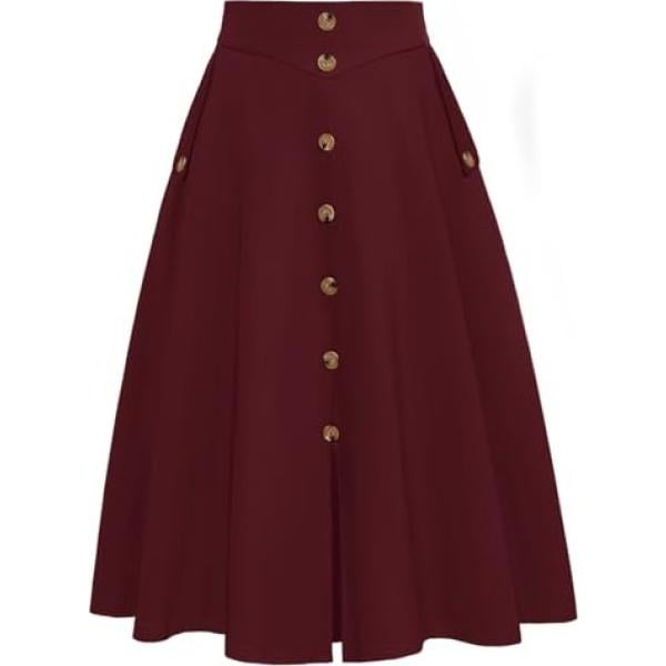 jupes longues Belle Poque marron